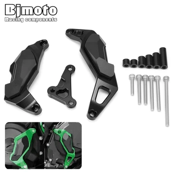 

BJMOTO CNC Aluminum Ninja400 Motorcycle Engine Guard Side Stator Case Guard Protector For Kawasaki Ninja 400 2018-2019