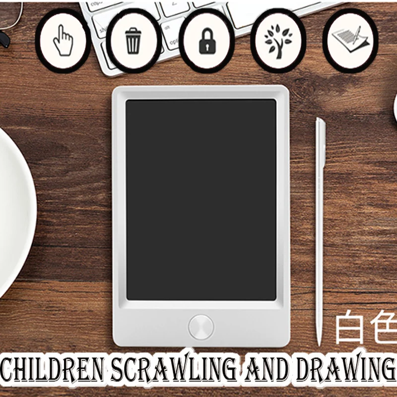 

mini 5 Inch LCD Writing Tablet Digital Drawing Tablet Smart Handwriting Pads Portable Graphics Message Notepad Lock key colour