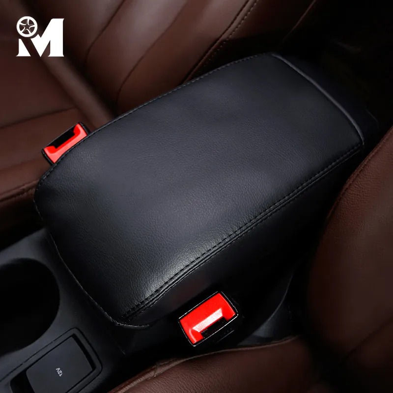 RUIYA Central Console Armrest Box Cover Fit for 2017-2020 Audi A4 B9 8W Cover Car Armrest Cover Auto Center Console Pad Audi Car Accessories 