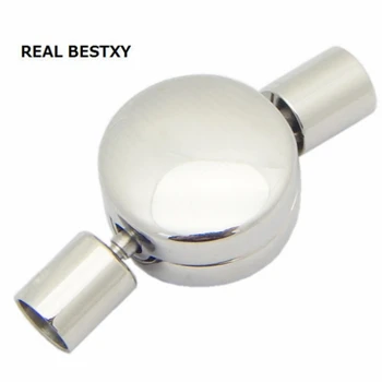 

REAL BESTXY 10pcs/lot Factory Custom 316l Stainless Steel Magnet Clasp
