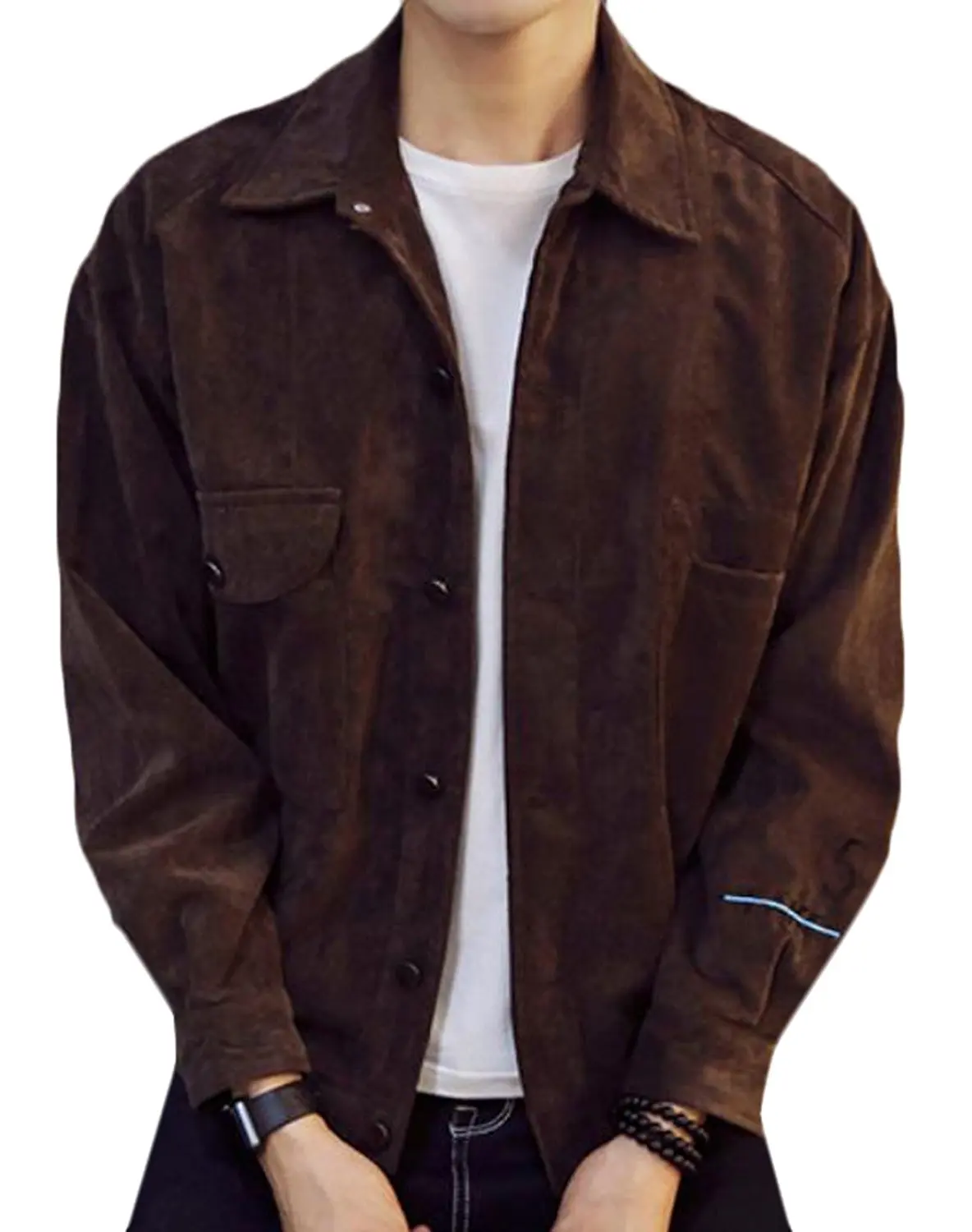 Generic Men's Style Long Sleeves Rugged Shirt Jacket Coats