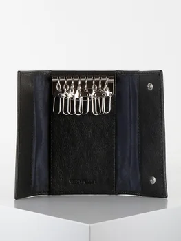 

Leather keychain with buttons