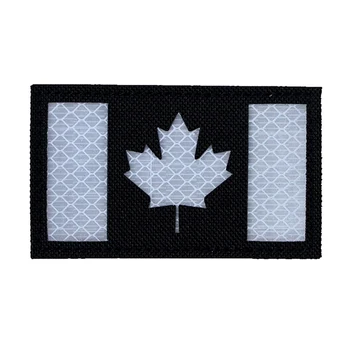 

Canadian Flag Printed Badge PVC DIY Armband Hat Clothes Backpack Patch 1pc