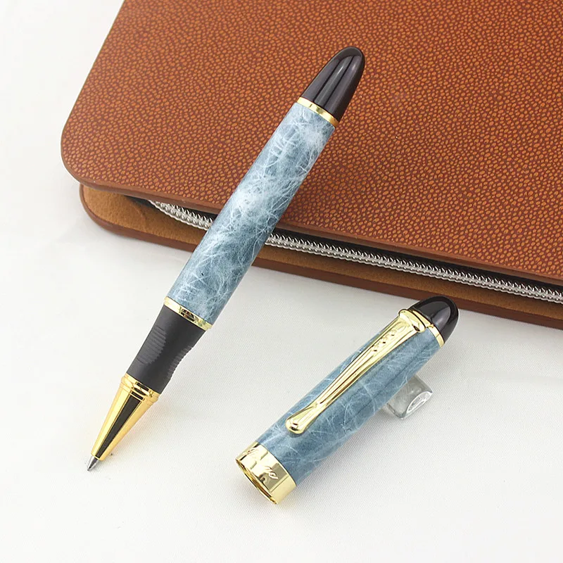 JINHAO 450 синий мрамор роллербол ручка высокого качества Роскошные офисные школьные канцелярские принадлежности материалы полный металл