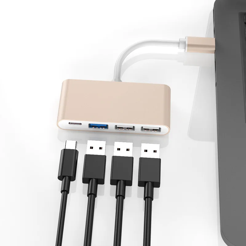 Usb-концентратор 3,0 Тип C концентратор USB 3,0 разветвитель 3 порта Мульти USB C хаб USB-C концентратор 2,0 несколько с функцией зарядки для ноутбука