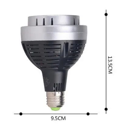 40W PAR30 Osram Chip LED Track Spot Light ,CEu0026RoHS,High Brightness Energy Save E27 B22,Black shell color,warm/natural/cool white