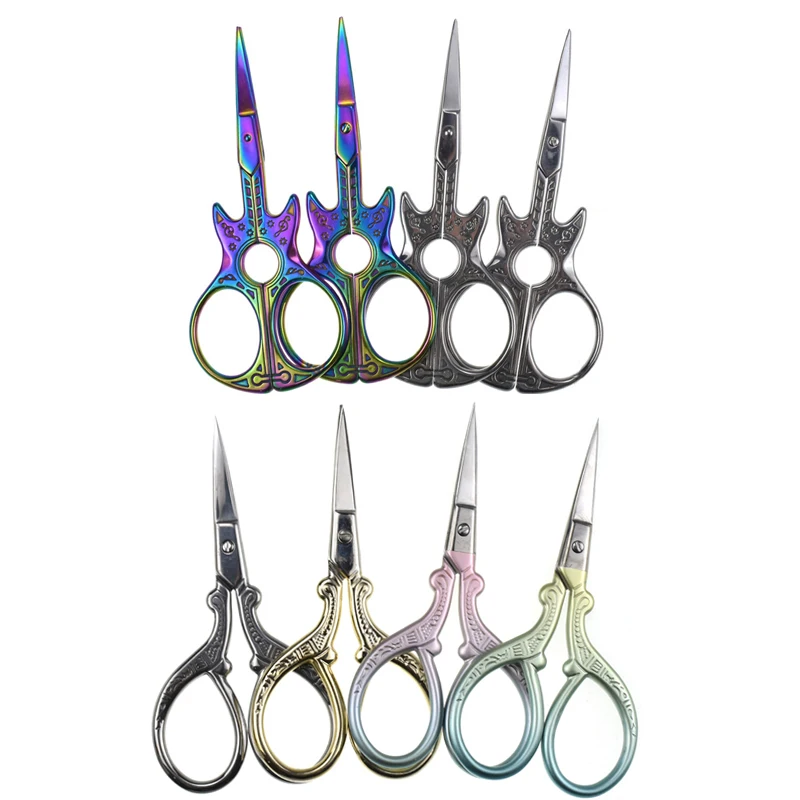 

2 Types Embroidery Scissor Classic Cross Stitch Tailor Scissor Retro European Sewing Handicraft DIY Home Tool Accessories