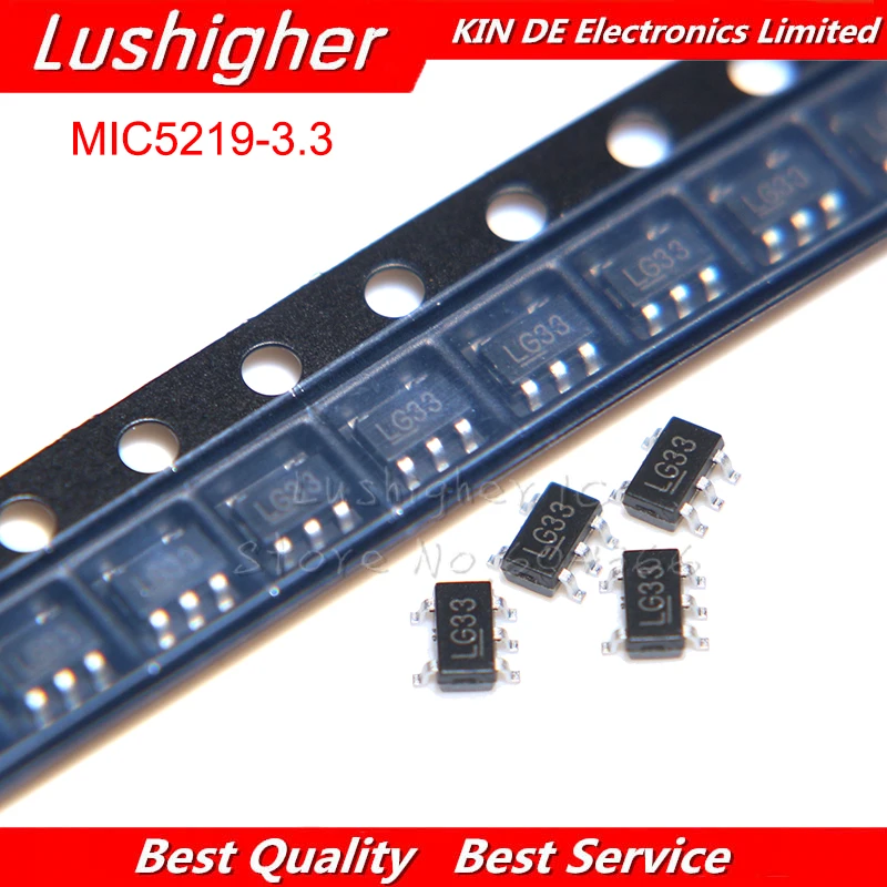50 шт. MIC5219-3.3YM5 MIC5219-3.3 SOT23-5 LG33 | Электронные компоненты и принадлежности