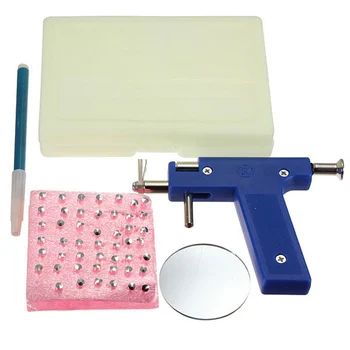 

Hot Sale Professional Steel Ear Nose Navel Body Piercing Gun Tool Kit 98pcs Instrument Studs Set Jewelry Tools