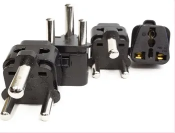 

10pcs/lot Big South Africa plug Power Travel Converter power plug Conversion Plug 3 Pin to 3 Pin round South Africa Plug Socket