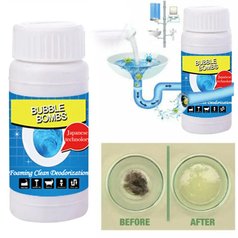 Us 3 64 30 Off Quick Foaming Detergent Universal Dredging Artifact Toilet Cleaner Sink Drain Cleaners Sticks Sewage Deodorant Kitchen Cleaner In