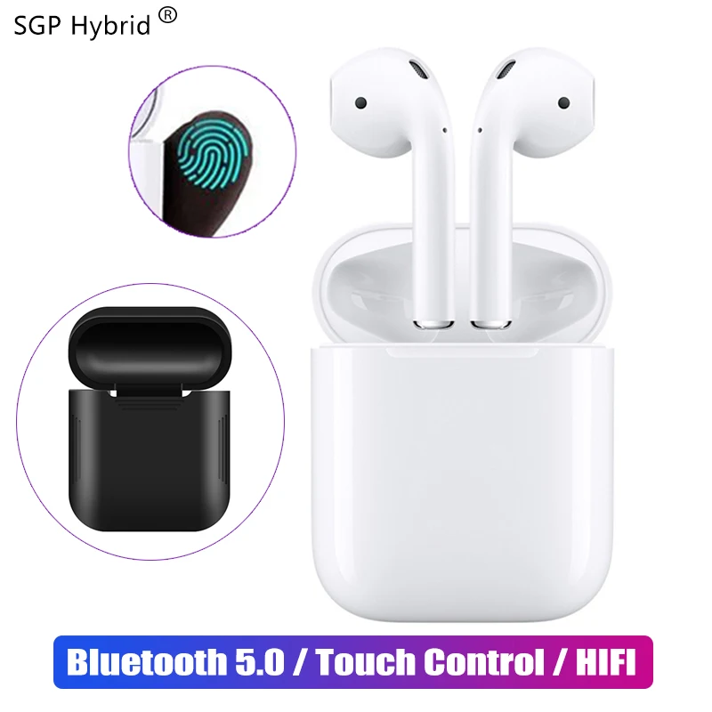 

i12 TWS Wireless Earbuds Headphones air pods Bluetooth 5.0 Earphone with case Mini Touch Control Stereo Headset for Sony Xiaomi