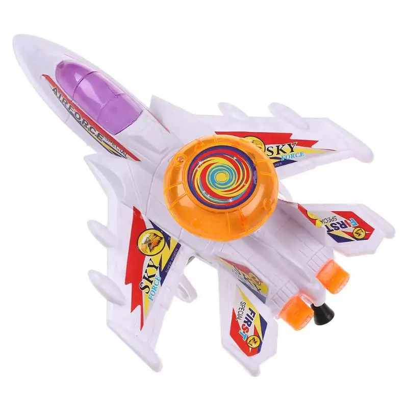 Airplane Plastic Toy Luminous Pull Wire Aircraft Plane Model Toys