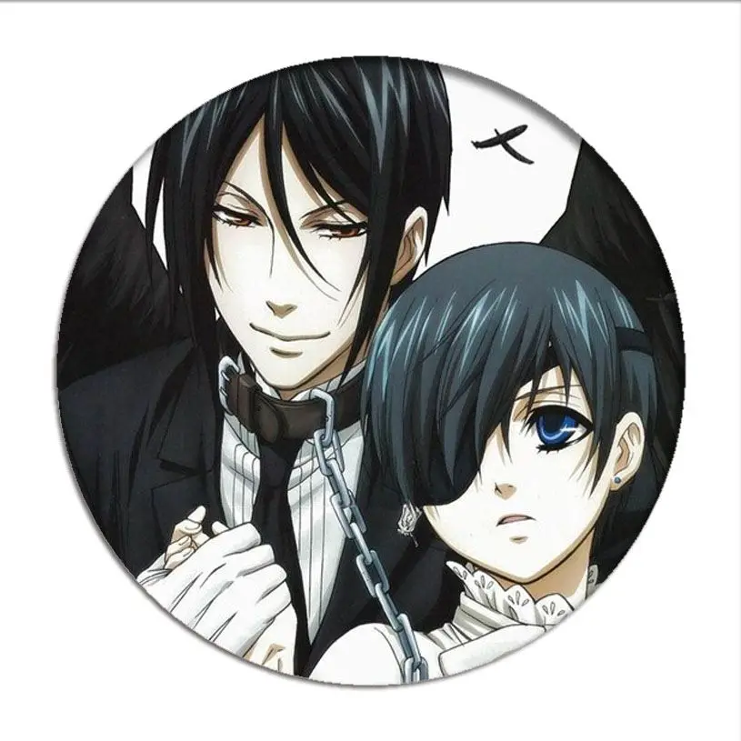 Black Butler Ciel Phantomhive Cosplay Badge Sebastian Michaelis