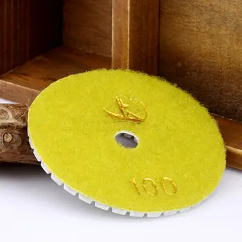 

#100 3 inch 80mm Professional Wet/Dry Granite Concrete Marble Diamond Polishing Pads Disc Sander Pad