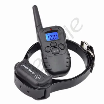 

New LCD Blue Display Dog Training Collar Remote Control Waterproof Dog Collar Electric Shock for Dog Heropie