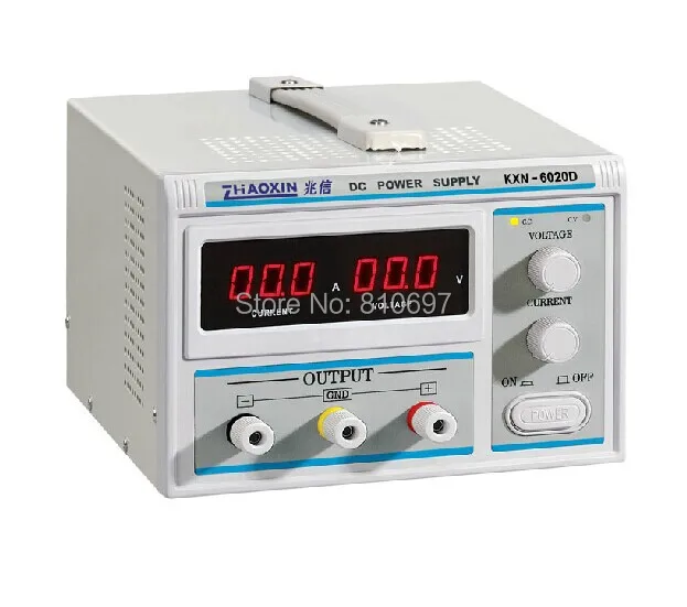 Мощный KXN 6020D питания постоянного тока 0 60 в 20A регулируемый постоянный ток