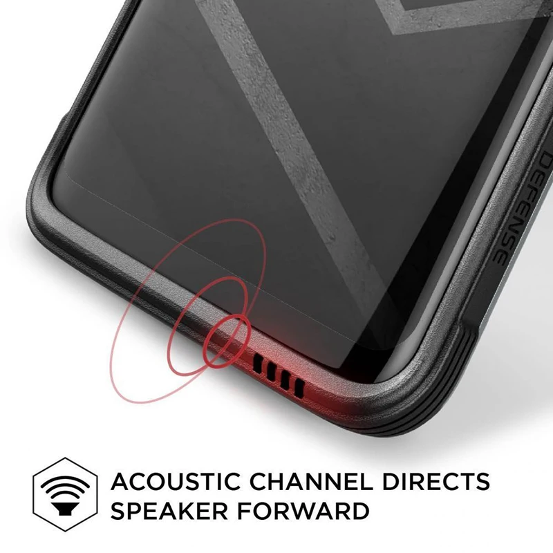 X-Doria Defense Lux чехол для телефона для samsung Galaxy S9 Plus, военный класс, защитный чехол для S9, алюминиевый чехол