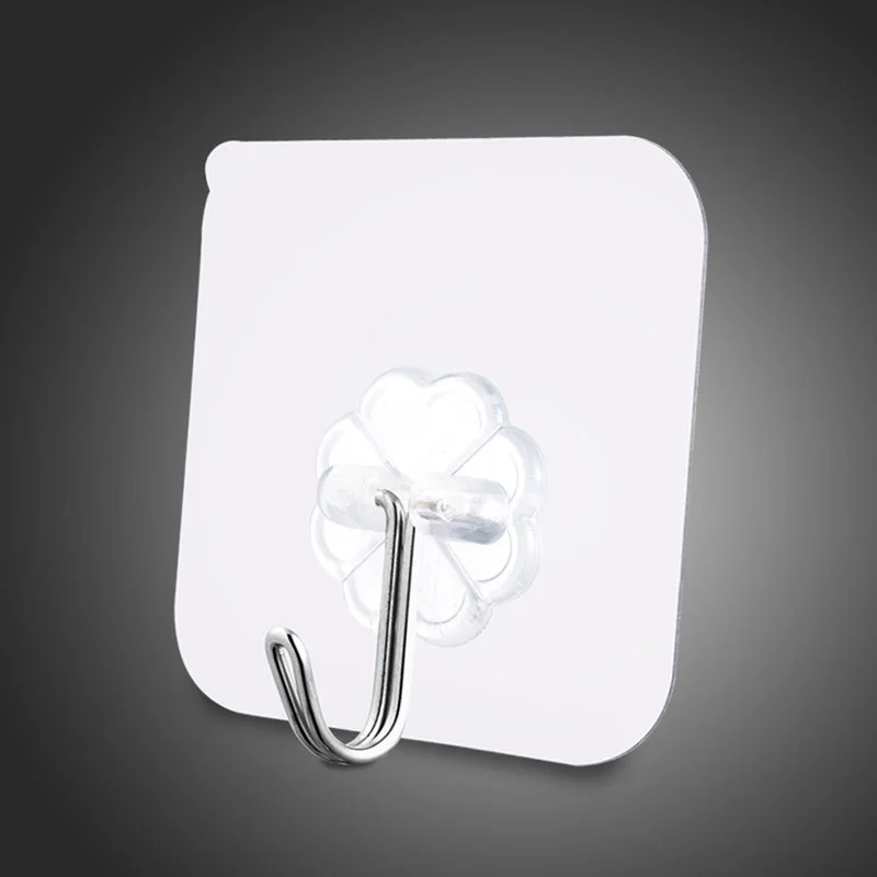 

1PC Strong Home Kitchen Hooks Transparent Suction Cup Sucker Wall Hooks Hanger for Kitchen Bathroom Wholesale Price