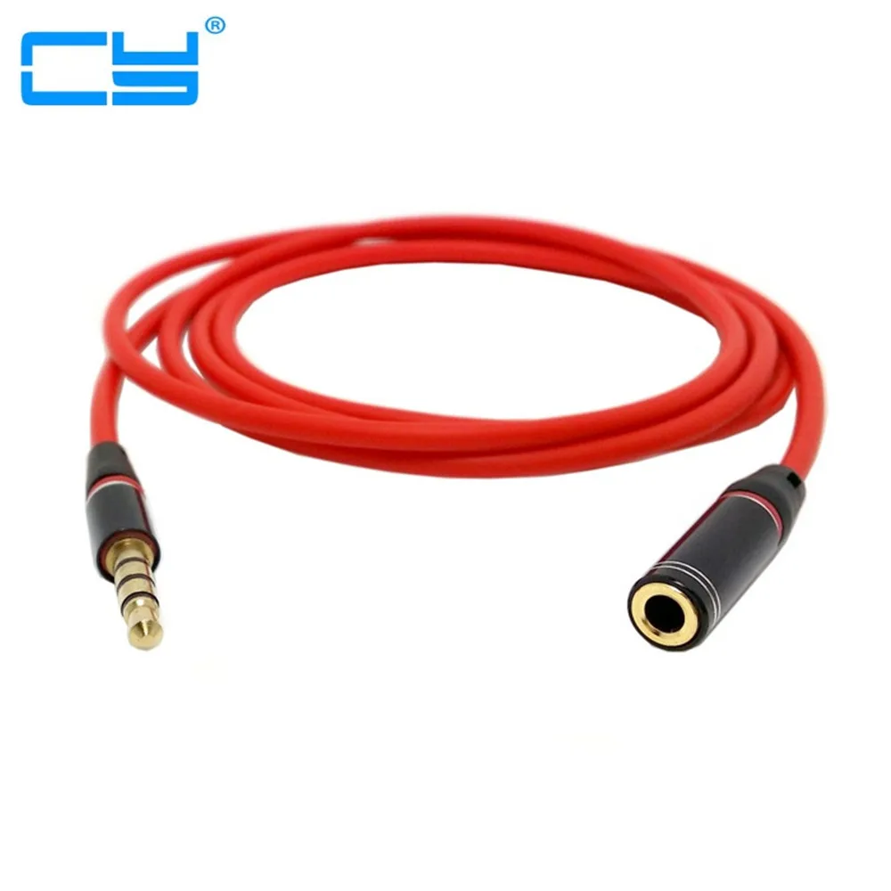 3.5mm Laki-laki untuk Perempuan laki-laki M/F Plug Jack Stereo Headphone Audio Extension Cable AUX untuk PC Speaker MP3 MP4 Ponsel