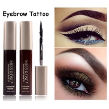 Бренд MISS ROSE, легко носить, жидкая татуировка, для бровей, ТИНТ, гель, Длительное Действие, водостойкие пигменты, хна, брови, гель для бровей, макияж