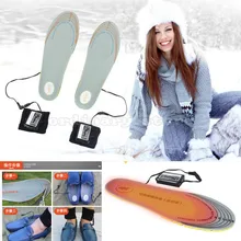 Cut-to-Fit 36-46 Tamaño 3600 mAh Batería Recargable Accionado Eléctrico Climatizada de Invierno Plantilla Zapatos Pad Calentador de pies de Trabajo Al Aire Libre de Esquí