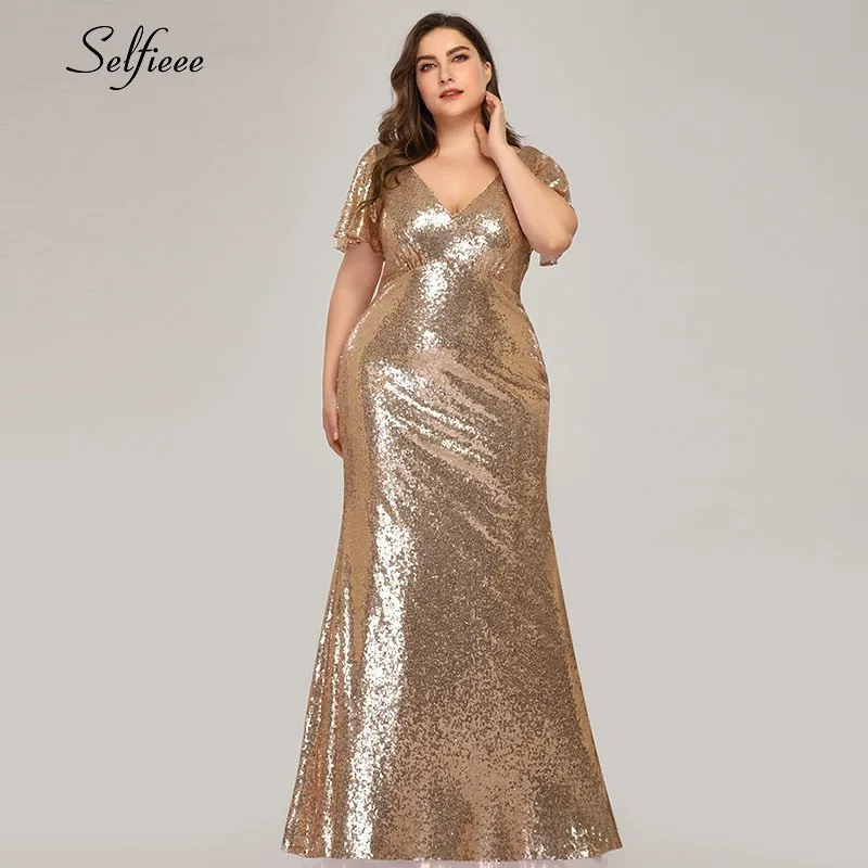 robe rose sequin