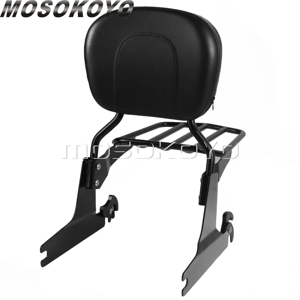 Съемная жесткая барная стойка для багажа спинка для Harley Softail Fatboy Springer FLST FXST FLSTF FLSTS 05 06 07-17