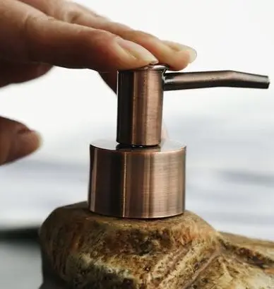 Винтаж керамика камень шампунь дезинфицирующее средство для рук лосьон для тела дозатор жидкости портативный дозаторы мыла 310 мл