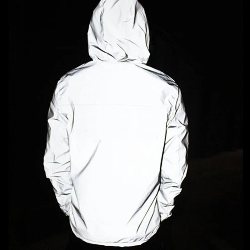 Мужская светоотражающая лента 3M Кепка Светоотражающие плащ-пыльник высокого качества для отдыха Светоотражающие Куртки могут быть выполнены по индивидуальному заказу дизайн