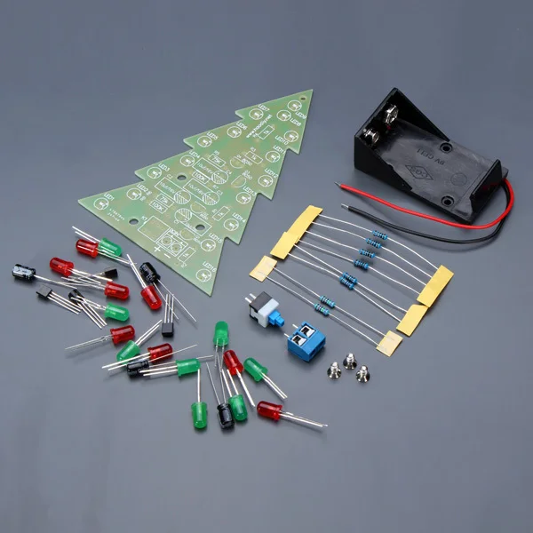 Christmas-Flash-LED-Electronic-DIY-Learning-Kit
