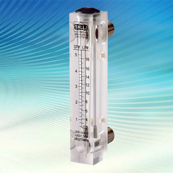 LZM 15 water flow meter liquid rotameter flowmeter flow sensor 2 18LPM