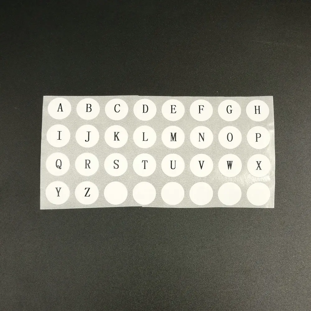 260 Small Pcs Sticky Alphabet 10mm 0.39" Black Letters Labels A To Z Self  Adhesive Sticker - Stationery Sticker - AliExpress