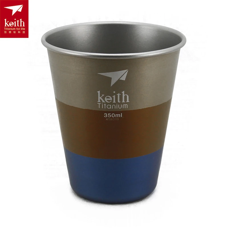 Keith Titanium Copa al aire libre taza portable al aire libre taza