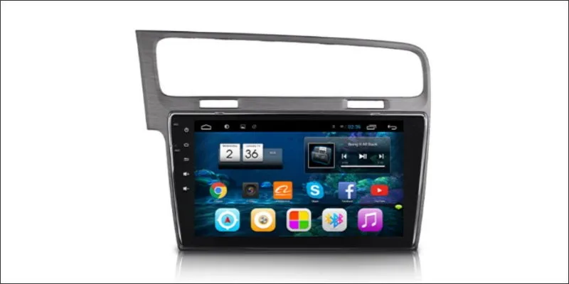 Sale Liislee Car Android GPS Navigation System For Volkswagen VW Golf Mk7 2012~2016 Radio Stereo Audio Video Multimedia No DVD Player 0