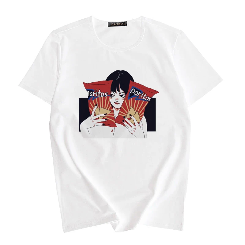 

Fashion Vogue Womens Short Sleeve Basic Tee Shirt Summer Casual Tops feminina Hipster tumblr harajuku brand Blouse dames kleding