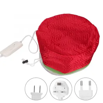 

Caps 3 Types Detachable Electric Hair Steamer Cap Temperature Control Heating Cap Hair Caring Tool Hair Tool a