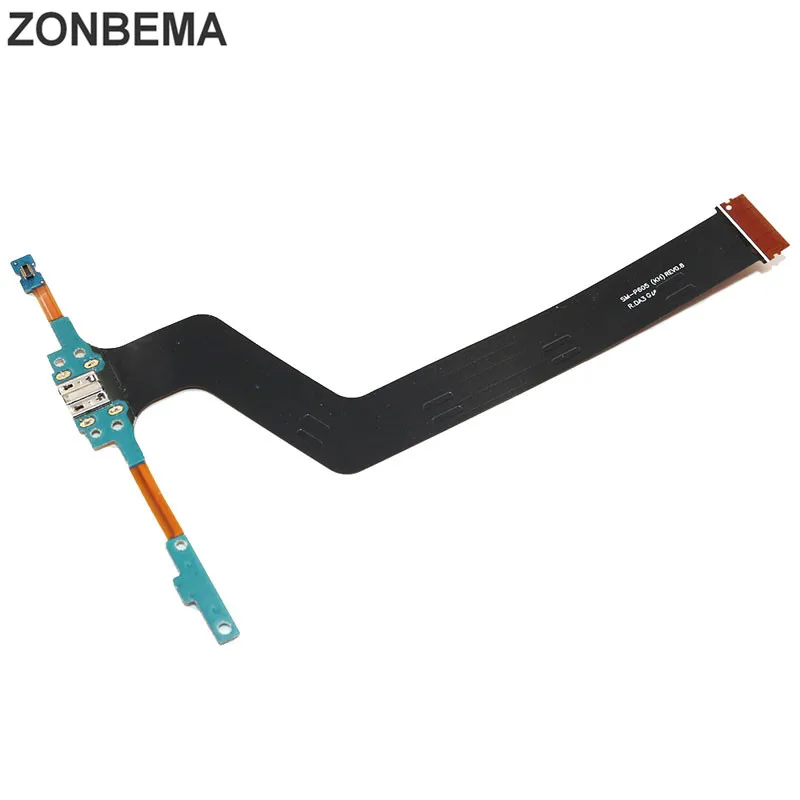 Zonbema для samsung Galaxy Note 10,1 P600 P601 P605 вкладка Pro 10,1 T520 T525 USB Зарядное устройство для подключения док-станции Порты и разъёмы гибкий кабель