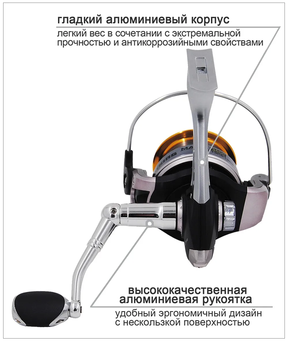 Купить kastking мако спиннинговых катушек 2500 3500 серии лучший ...
