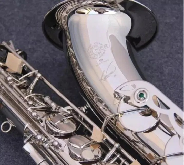

Customized France Henri Selma R54 B flat tenor Saxophone Nickel PIated saxophone Musical Instrument Professional Free shipping