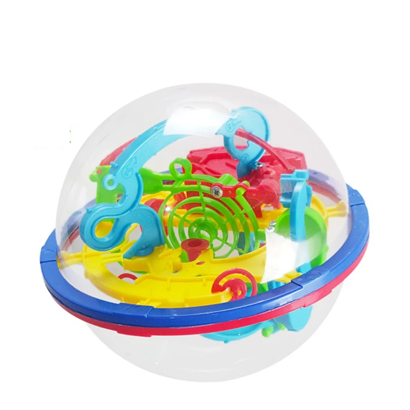 

Magic Intelligence Ball 100 Steps Game Decompression Toy 3D Plastic Focus Training Tool Kid Toy Labyrinth Balls Children Gift