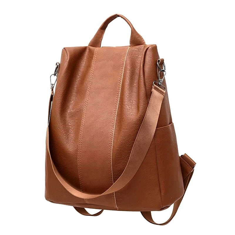 Новое поступление, винтажный женский рюкзак, противоугонная школьная сумка для девочек, ноутбук, повседневный рюкзак, высокое качество, сумка через плечо из искусственной кожи
