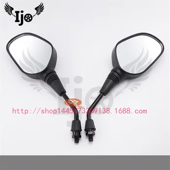 

motorcycle rearview mirror parts for kawasaki honda suzuki yamaha Harley Half arc Black motorbike Reflector mirror 8mm 10mm