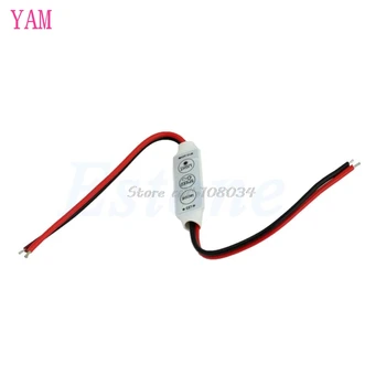 

5Pcs/Lot Useful DC 12V 3 Keys Dimmer Controller For Single Color 5050 3528 Led Light Strip S08 Wholesale&DropShip