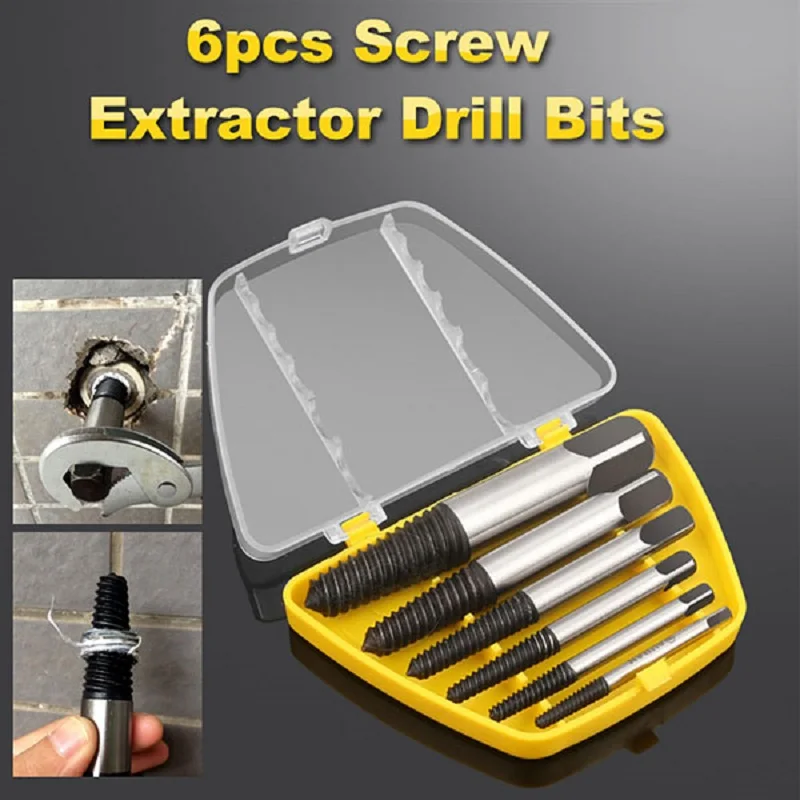 

1 Sets perfect Screwdriver Extractor Bit Alloy Steel Double Side Screw Center Drill Bits Removal Tools Pull Out Drill Bit