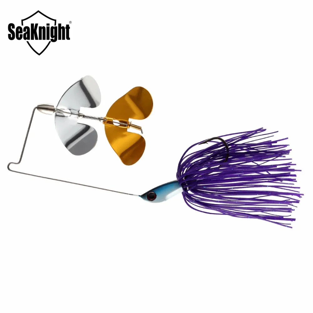 2017 SeaKnight SK103 SK104 Спиннер приманка 10 г 14 4 шт. окунь рыба металлическая резиновая