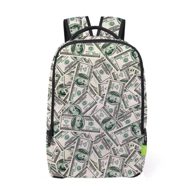 Plus Size Women Men 3D Travel Satchel Backpack Rucksack Shoulder