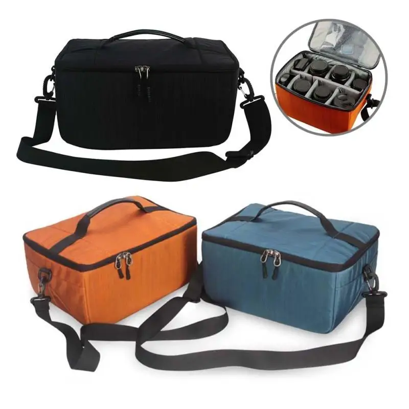 

xvgjdz Waterproof Protector Photography Camera Carry Bag Insert Partition Dividers Case Fit DSLR SLR Lens Canon Nikon Sony