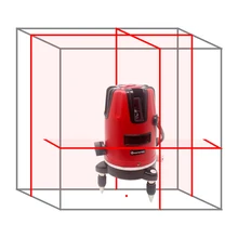 KETOTEK лазерный уровень 5 линий 360 градусов вращающийся 532 нм самонивелирующийся вертикальный и горизонтальный перекрестный лазерный уровень инструменты