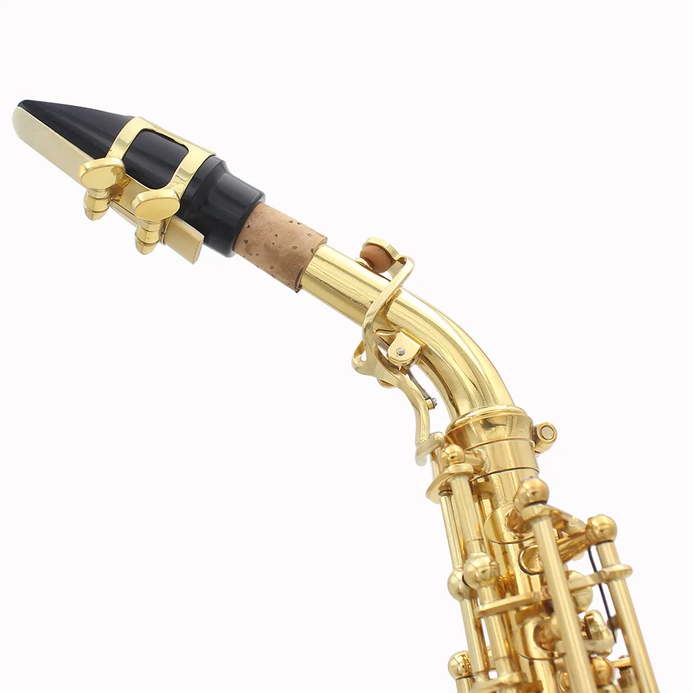 LADE латунный Золотой резной узор Bb изгиб Althorn сопрано саксофон Sax духовой инструмент с чехлом перчатка чистящая ткань пояс щетка